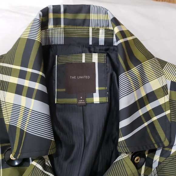 The Limited Plaid Trench Coat - Picture 3 of 7